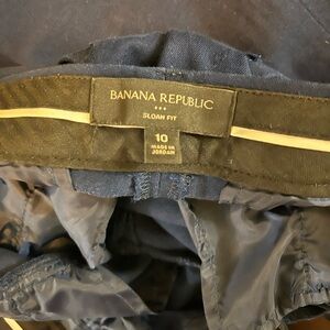 Banana republic navy, blue Sloan Fit slacks